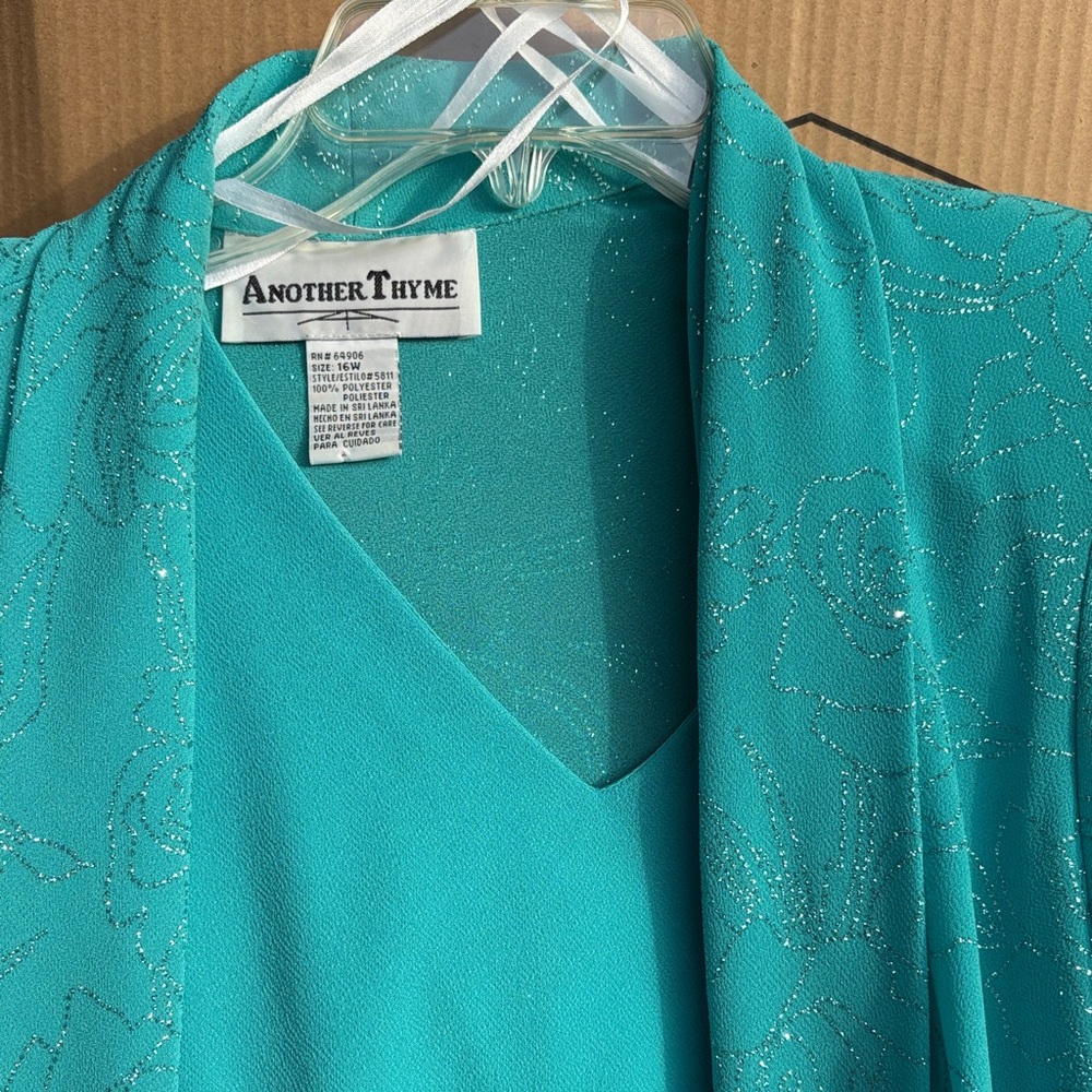 Another Thyme Teal Dress